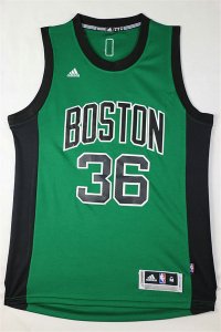 Maillot De Basket Boston Celtics Marcus Smart 36 Vert Noir Edge